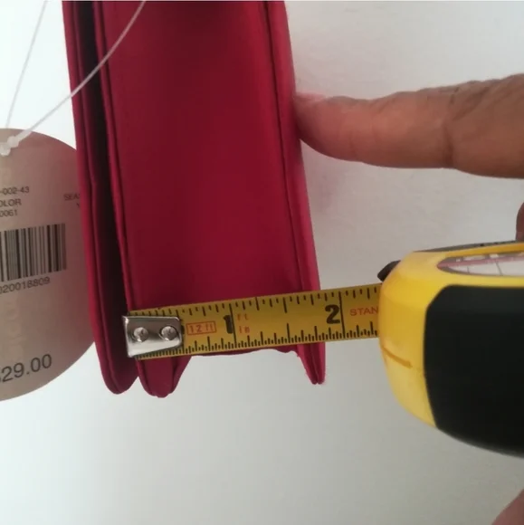 NWT Valerie Stevens Red Satin Dress Evening Shoulder Bag - Picture 11 of 12